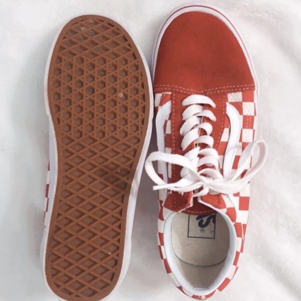 Red Checkered Vans - Picture 4 of 6